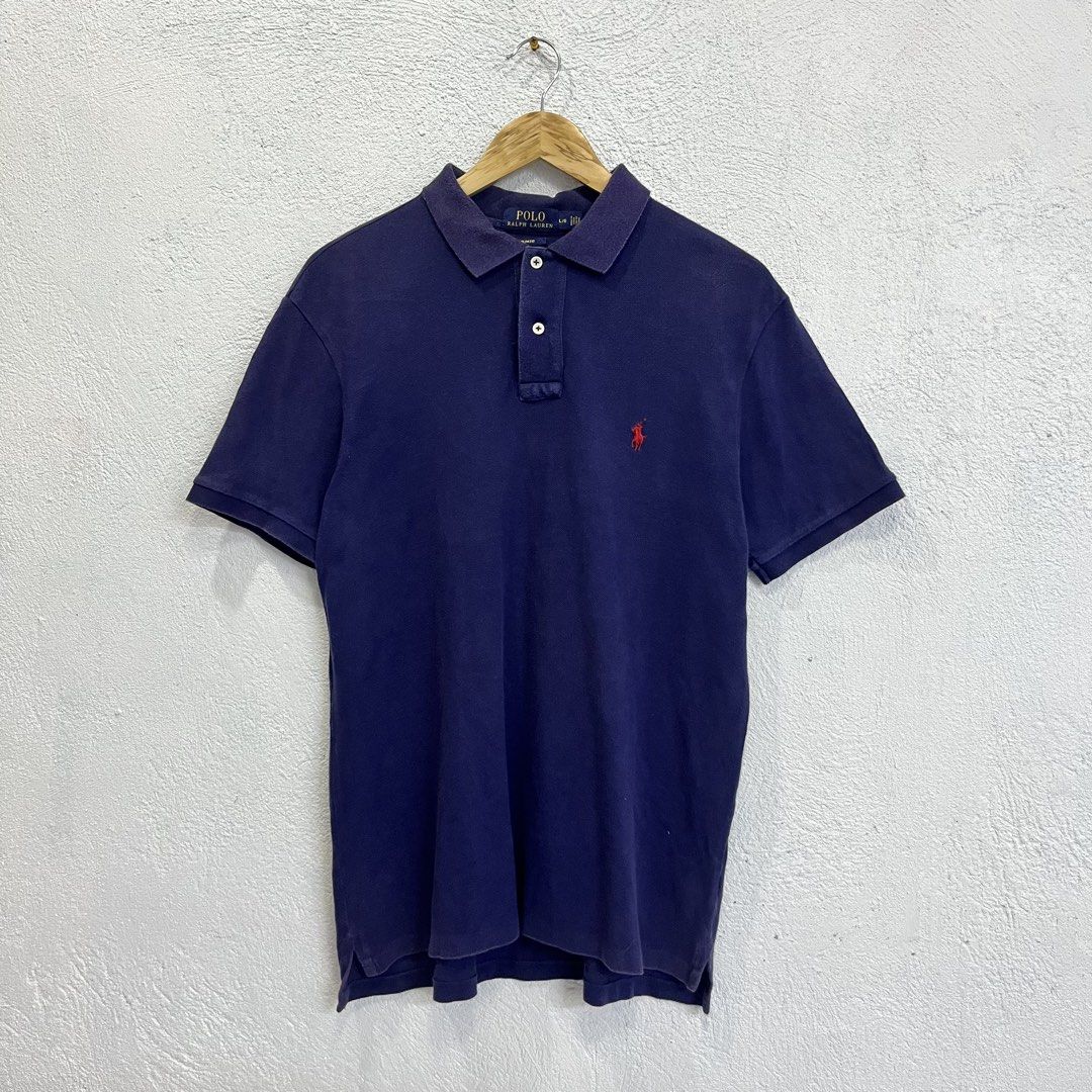 Ralph Lauren Navy Polo (Category: Tshirts & Polo Shirts ) located in Naga. Submitted by arccave (Listing ID 1471140820, Image 2). Description: Size on Tag: Large Measurements: 21W” × 28L” Recommended Fit: M - L Condition: Good Condition ✨ Issue: Some fading AUTHENTICITY GUARANTEED.