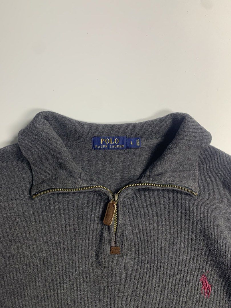 RALPH LAUREN QUARTER ZIP SWEATER (Category: Formal Shirts) located in Dinalupihan. Submitted by bigboythrift7 (Listing ID 1471178396, Image 3). Description: RALPH LAUREN QUARTER ZIP SIZE : LARGE DIMES : 23x28 EXCELLENT CONDITION NO ISSUE ₱3580+SHIPPING LOCATION DINALUPIHAN BATAAN .