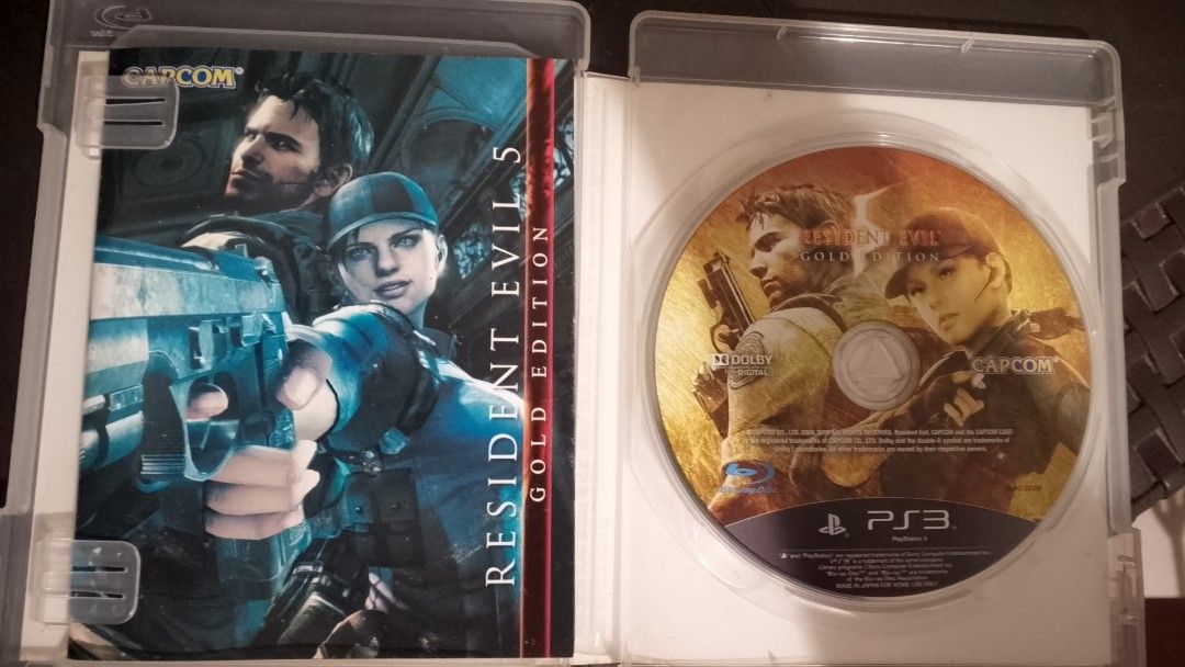 Resident Evil 5 Gold Edition PS3 PlayStation 3 (Category: PlayStation) located in Cavite. Submitted by emilgarcia09 (Listing ID 1471286918, Image 2). Description: Resident Evil 5 Gold Edition for PS3. Complete with original case, cover art, manual, and disc. Tested and working great. Perfect for coop and survival horror fans..