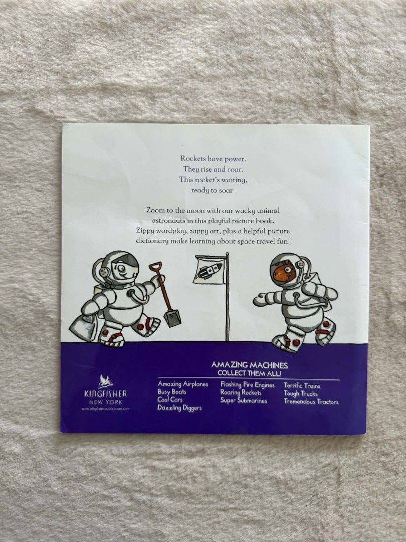 Roaring Rockets - Tony Mitton (Category: Children's Books) located in Santiago. Submitted by bookworm_club (Listing ID 1471166277, Image 2). Description: 📚no cancellation, return or exchange. 📚secondhand books. some books are in good condition while some has minimal flaws (foxing, creases, dog-eared pages, etc.) 📚reasonable haggling is allowed. 💰MOP: For same day pickup - CASH & BANK TRANSFER For shipping or scheduled pickup - BANK TRANSFER �