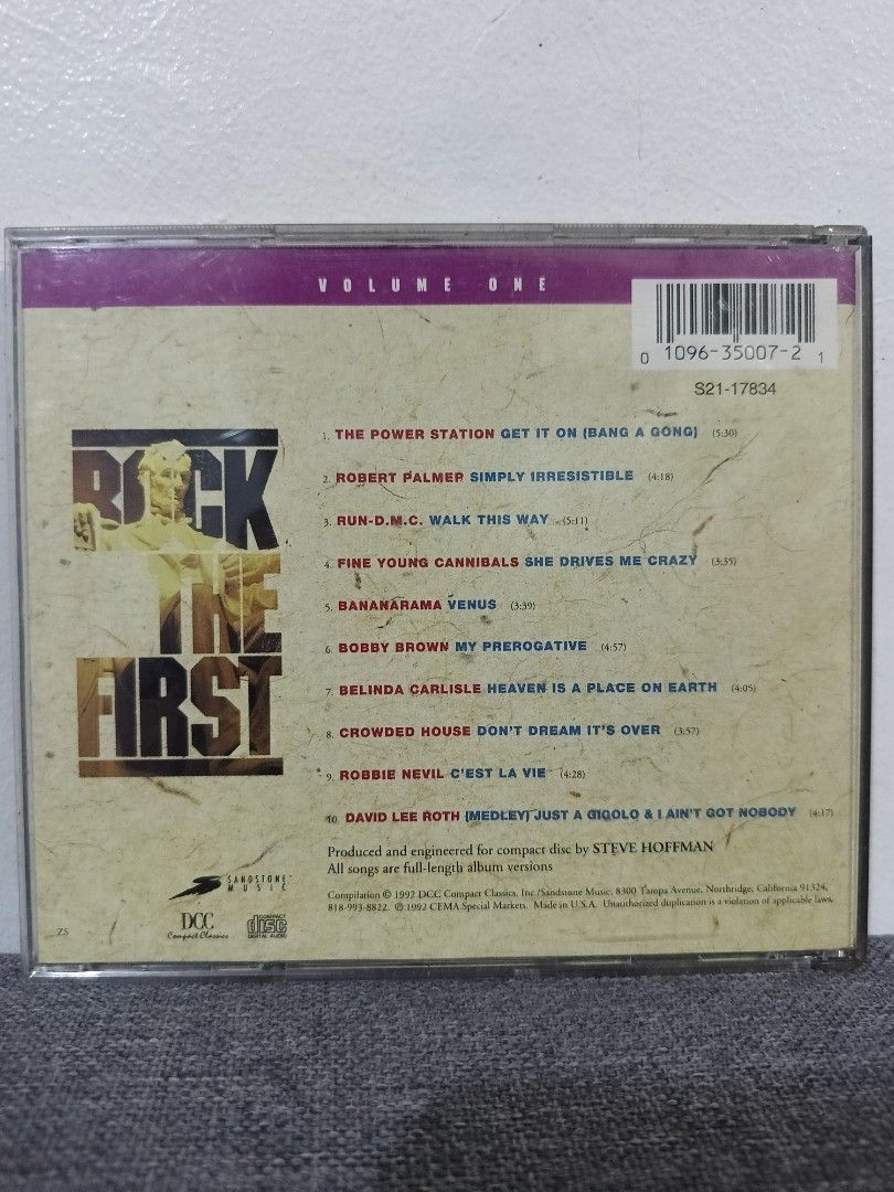 Rock The First (Category: CDs & DVDs) located in Cavite. Submitted by bodega_ni_kiks11 (Listing ID 1471177040, Image 2). Description: .