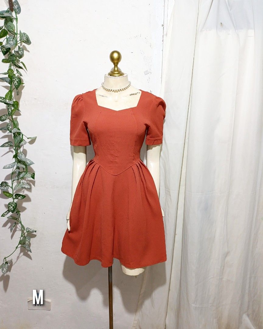 rust color korean doll dress (Category: Dresses) located in Pateros City. Submitted by amj_amj (Listing ID 1471150895, Image 1). Description: .