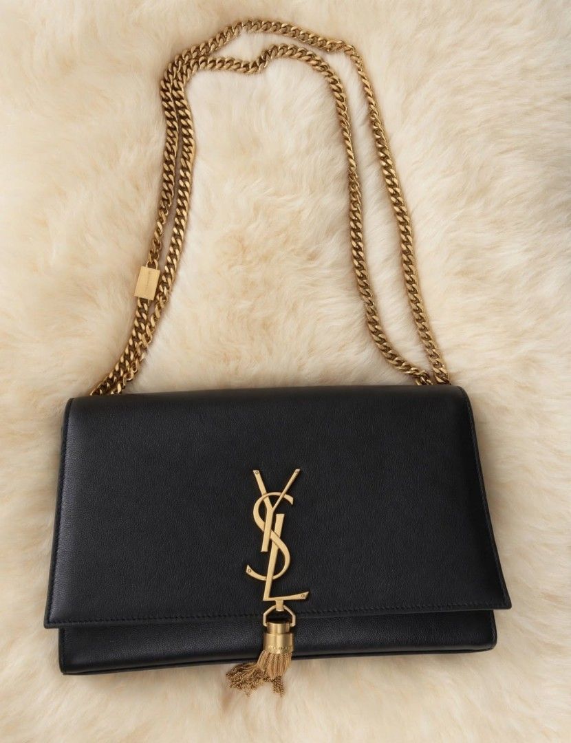 Saint Laurent Kate Tassel Bag❣️ (Category: Cross-body Bags) located in Danao, Cebu. Submitted by wildbear-27a149 (Listing ID 1471135331, Image 2). Description: 📌Dimension Medium9.4 inches (24 cm)5.7 inches (14.5 cm)2.1 inches (5.5 cm)~18.8 inches (48 cm) 📌very good condition 📌gold hardware.