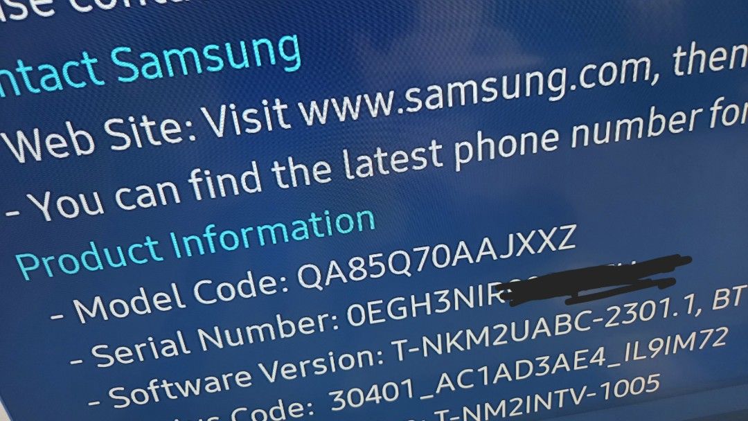 Samsung 85