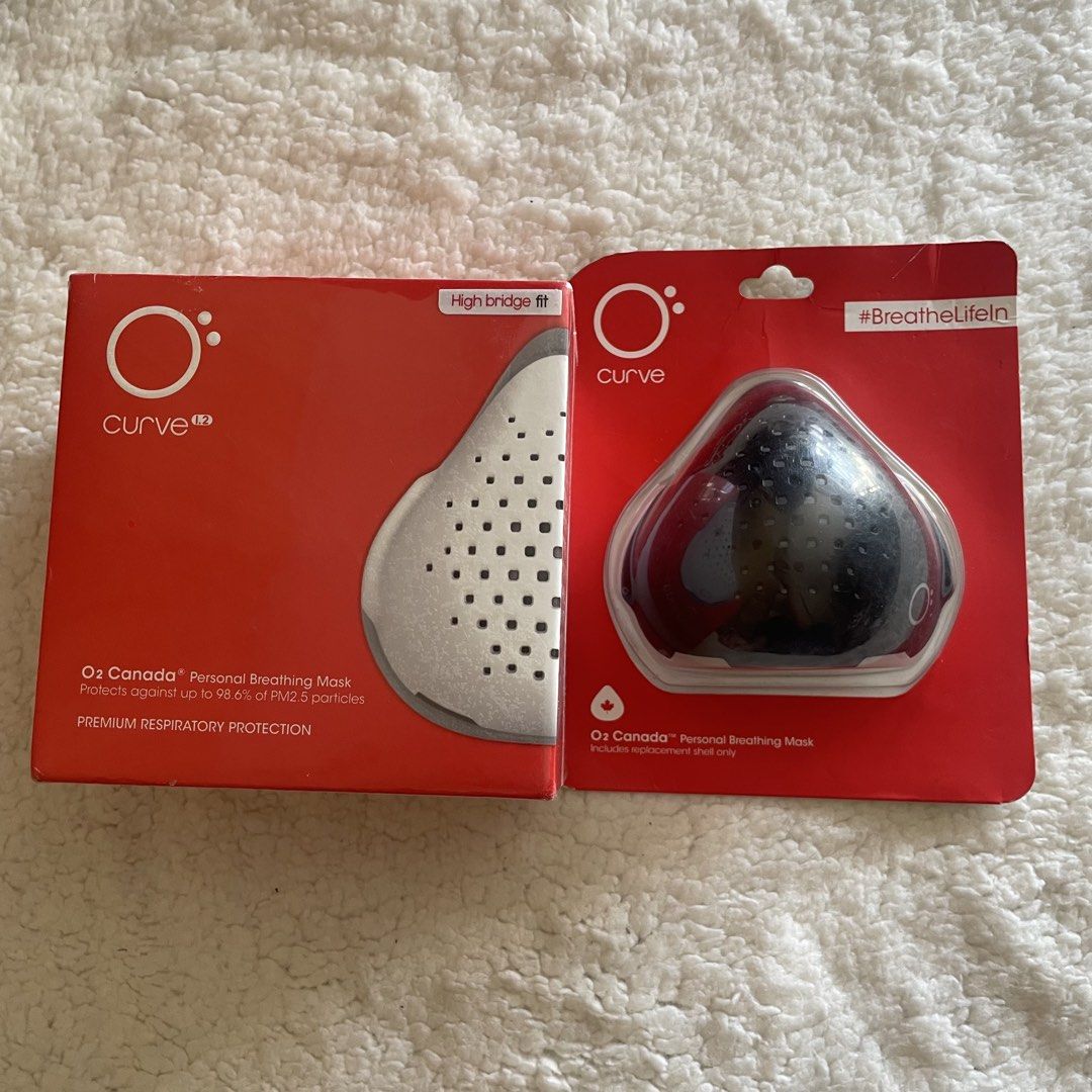 [Sealed] Authentic O2 Canada Curve 1.2 Respirator Mask Set + Extra Replacement Shell (PM2.5 Protection) (Category: Medical Supplies & Tools) located in Cavite. Submitted by jjcollectivefinds (Listing ID 1471237369, Image 1). Description: [Sealed] Authentic O2 Canada Curve 1.2 Respirator Mask Set + Extra Replacement Shell (PM2.5 Protection) Total Set SRP: $85.00 USD Selling for only ₱1,999 Message us to order! ➤ General Trias, Cavite ⤿ self pick-u