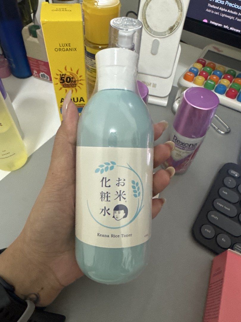 SEALED Keana Rice Toner 500ml (Category: Face Care) located in Quezon City. Submitted by fromthreesha (Listing ID 1471271751, Image 1). Description: SEALED AUTHENTIC BOIGHT FROM JAPAN 2026.