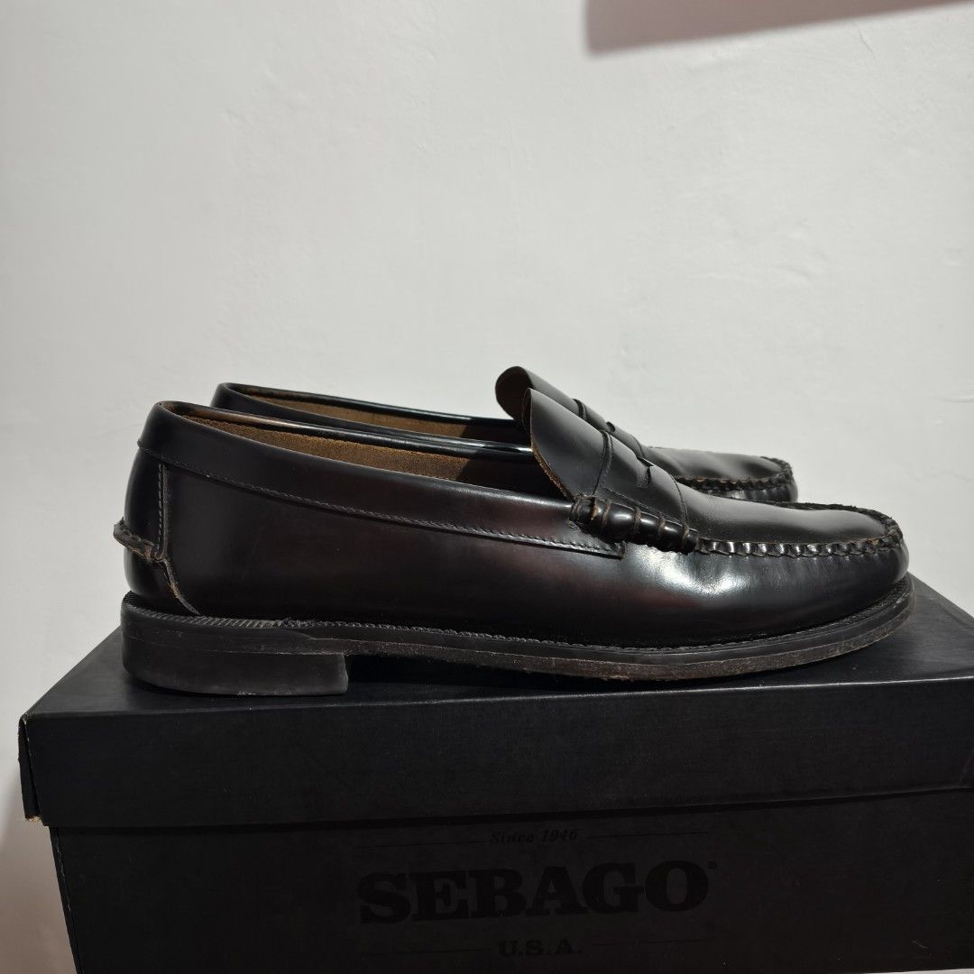 Sebago Dan Loafers (Category: Dress Shoes) located in Paranaque City. Submitted by tylersmortalenemy (Listing ID 1471211463, Image 2). Description: Sebago Dan Loafers in Dark Coffee colorway - Size 9W (fits up to 10M) - 8/10 condition - Scratches on sole and leather, heel drag, needs cleaning - With og box - Las Piñas area - 2k + sf.