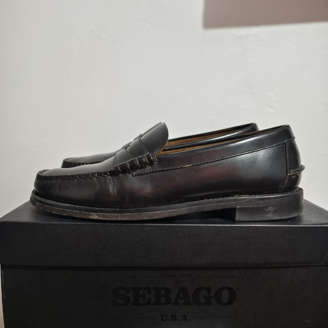 Sebago Dan Loafers (Category: Dress Shoes) located in Paranaque City. Submitted by tylersmortalenemy (Listing ID 1471211463, Image 1). Description: Sebago Dan Loafers in Dark Coffee colorway - Size 9W (fits up to 10M) - 8/10 condition - Scratches on sole and leather, heel drag, needs cleaning - With og box - Las Piñas area - 2k + sf.