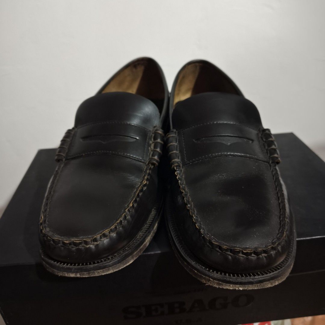 Sebago Dan Loafers (Category: Dress Shoes) located in Paranaque City. Submitted by tylersmortalenemy (Listing ID 1471211463, Image 3). Description: Sebago Dan Loafers in Dark Coffee colorway - Size 9W (fits up to 10M) - 8/10 condition - Scratches on sole and leather, heel drag, needs cleaning - With og box - Las Piñas area - 2k + sf.