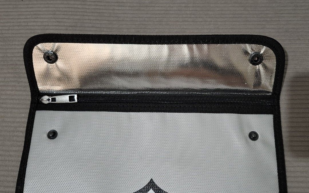 SentrySafe Fire-Resistant Document Bag (15" x 11") (Category: Craft Supplies & Tools) located in Manila. Submitted by grdvoir (Listing ID 1471289926, Image 3). Description: Selling my SentrySafe Fire-Resistant Document Bag, ideal for keeping important documents and other valuables organized and protected. Brand: SentrySafe Type: Fire-Resistant Document Bag Color: Black & Gray/White Approx. size: 15" x 11" Clean and well-maintained Actual item and