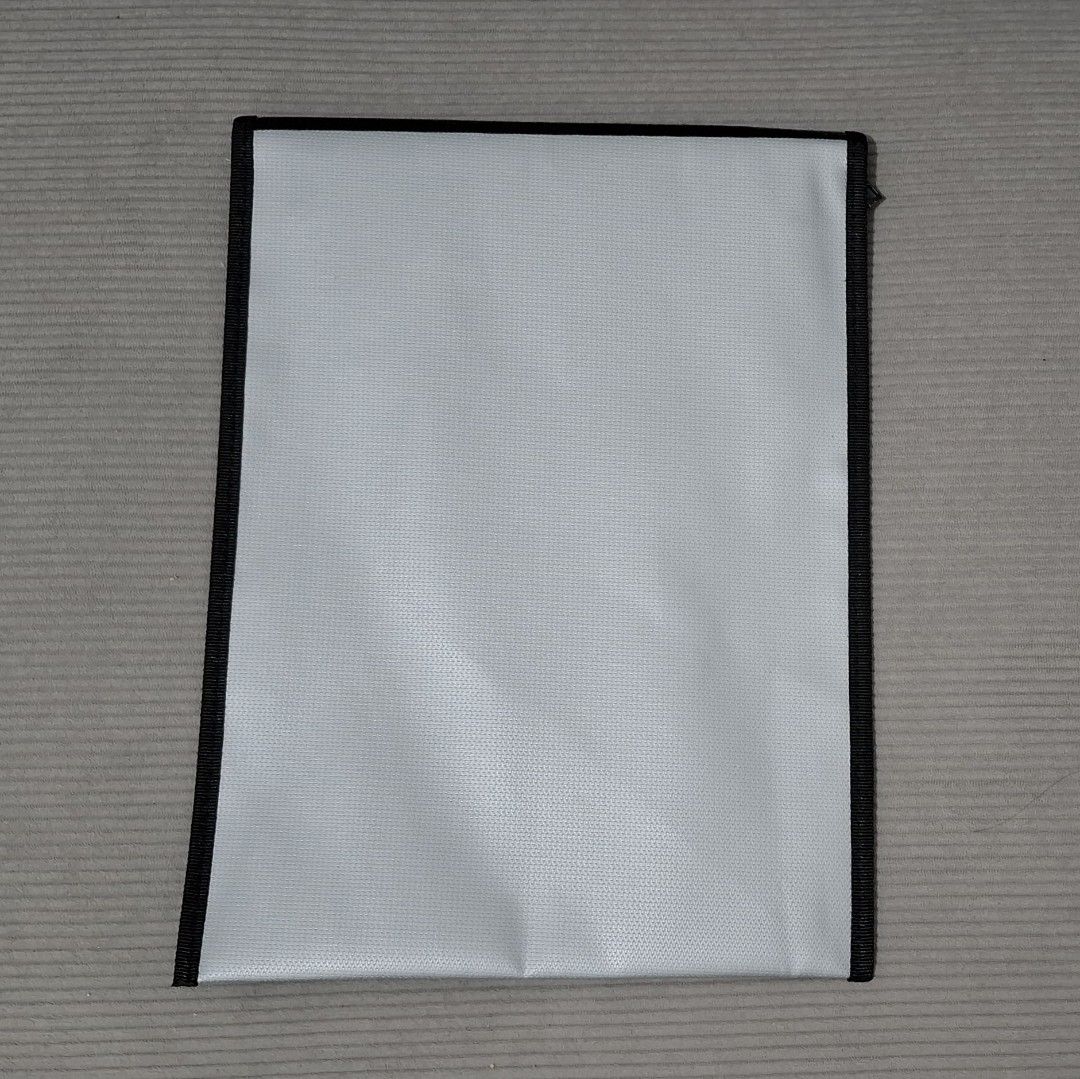 SentrySafe Fire-Resistant Document Bag (15" x 11") (Category: Craft Supplies & Tools) located in Manila. Submitted by grdvoir (Listing ID 1471289926, Image 2). Description: Selling my SentrySafe Fire-Resistant Document Bag, ideal for keeping important documents and other valuables organized and protected. Brand: SentrySafe Type: Fire-Resistant Document Bag Color: Black & Gray/White Approx. size: 15" x 11" Clean and well-maintained Actual item and