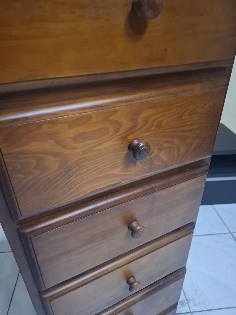 Slim Drawer Dresser (Category: Shelves, Cabinets & Racks) located in Quezon City. Submitted by dannikkishoppe2 (Listing ID 1471148907, Image 3). Description: Slim Drawer Dresser‼️₱7000‼️ Please manage your expectations as there might be minimal flaws. Color may vary due to lighting, it may appear darker or lighter in person. Check photos first before buying. Please refrain from purchasing if you are particular about USED items and imperfections. 