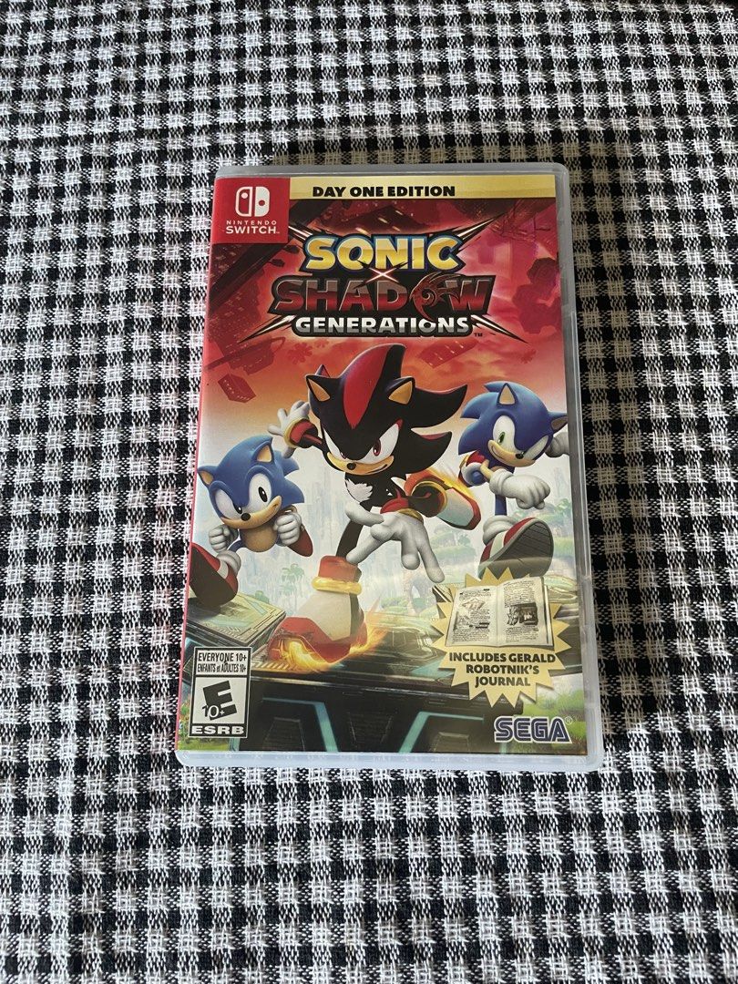 Sonic X Shadow Generations Day One Edition Nintendo Switch (Category: Nintendo) located in Quezon City. Submitted by ichikahenson (Listing ID 1471258142, Image 1). Description: Delivery fee is shouldered by client - Platform: Nintendo Switch (Physical Cartridge) - Edition: Day One Edition - Inclusions: Original case/insert, Gerald Robotnik's journal, and Sonic Adventure Legacy Skin download code - Condition: Tested and 100% working - Perfect for 