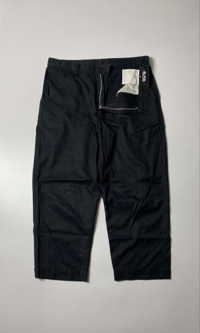 SS14 BLACK COMME DES GARCONS CROPPED PANTS (Category: Luxury Apparel) located in Balanga. Submitted by dig_gear (Listing ID 1471144013, Image 1). Description: SS14 BLACK COMME DES GARCONS CROPPED PANTS DIMENSIONS WAIST - 30" LENGHT - 31" INSEAM - 20.5 FRONT RISE - 11" THIGH - 11" KNEE - 9" LEG OPENING - 7".