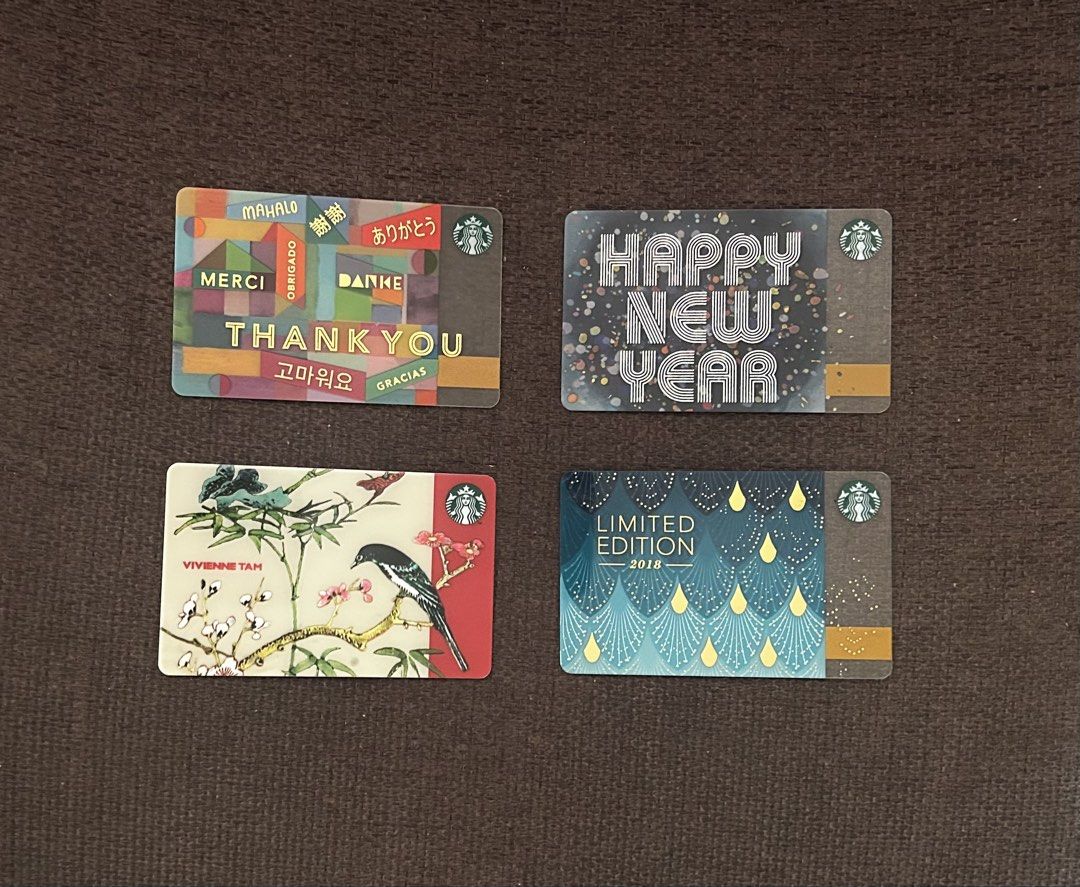 Starbucks Cards for collection (plastic) (Category: Vintage Collectibles) located in Binan City. Submitted by impulsebuyer12 (Listing ID 1471156073, Image 1). Description: Selling for Php 50 each Made of plastic PIN exposed / can no longer be registered For collection purposes only.