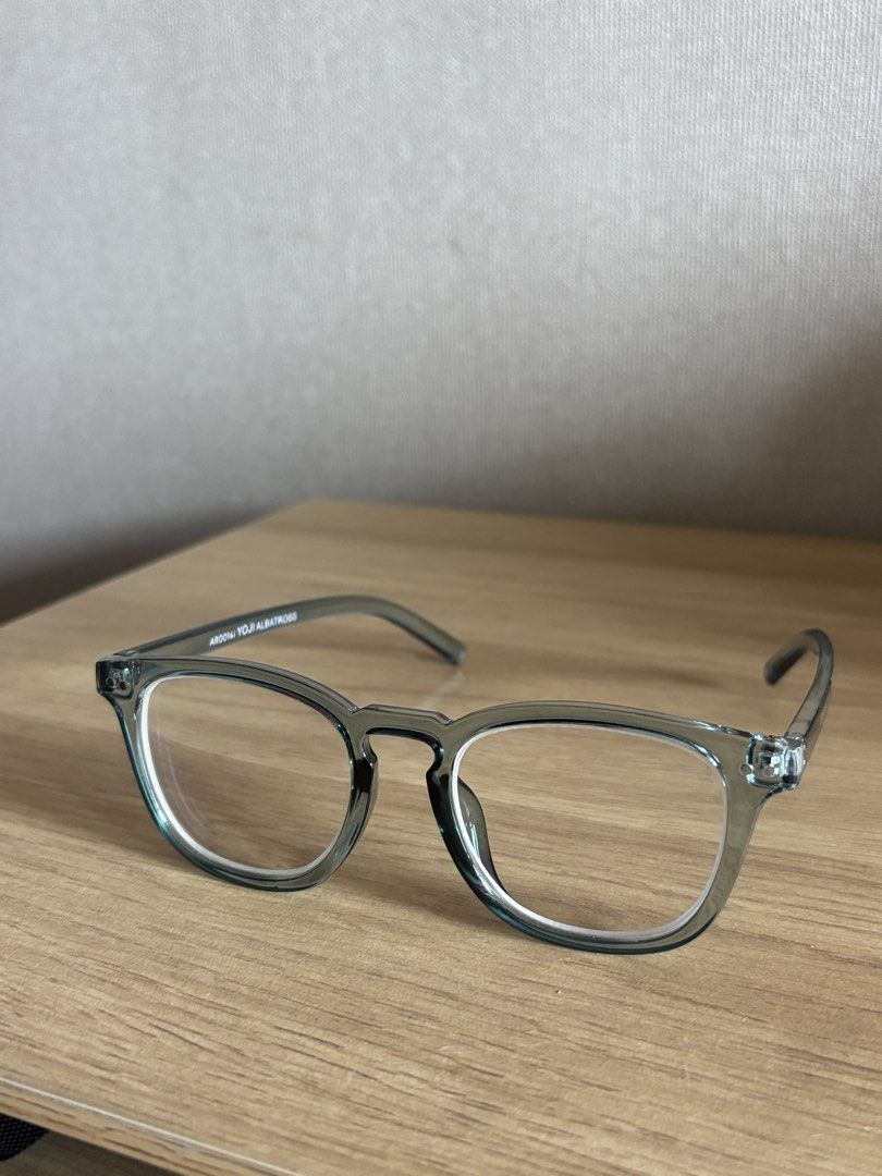 Sunnies | Yoji in Albatross (Category: Sunglasses & Eyewear) located in Iloilo. Submitted by mn.067 (Listing ID 1471164319, Image 2). Description: Model: Yoji Albatross (ARO014i) Color: Transparent with blue-ish hue Only used once or twice.