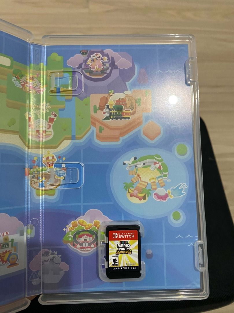 Super Mario Party Jamboree Nintendo Switch Game (Category: Nintendo) located in Pasay City. Submitted by red.aries199x (Listing ID 1471275408, Image 2). Description: - Title: Super Mario Party Jamboree - Platform: Nintendo Switch (Physical Cartridge) - Condition: Like new, played only once - Inclusions: Original case with cover art - Performance: Cartridge is spotless and works perfectly, case has no cracks or scratches.