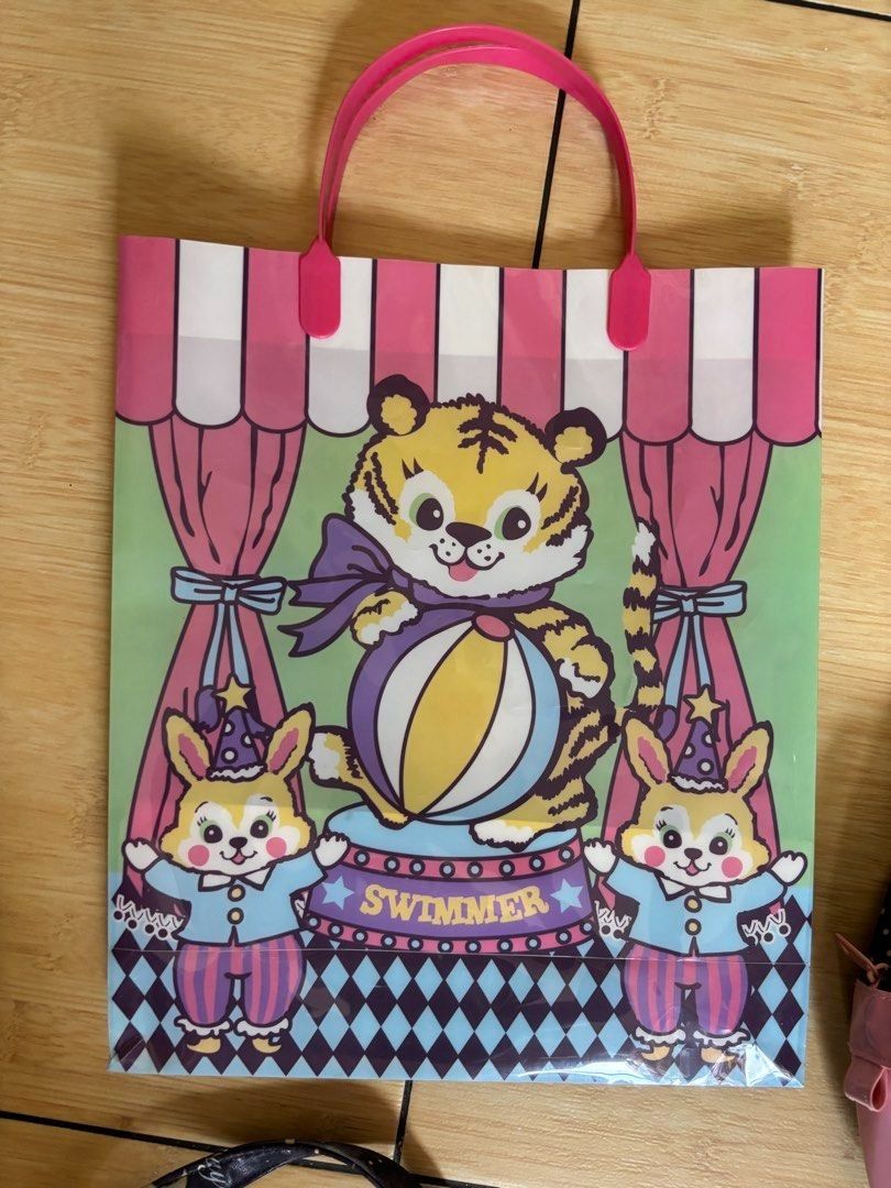 Swimmer Tokyo Japan Tiger Design Blastic Gift Bag lolita gyaru, Women's ...