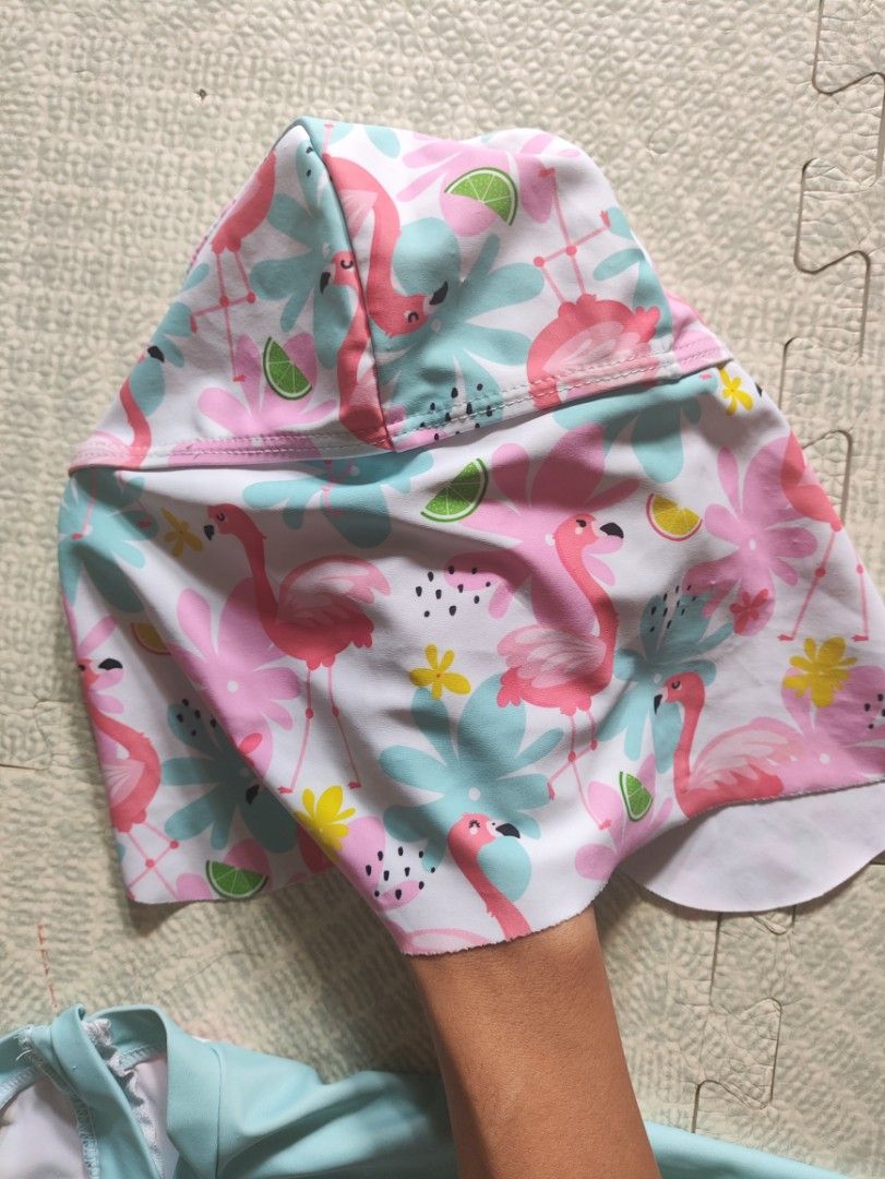 Swimwear for babies/toddlers (Category: Babies & Kids Fashion) located in Taguig. Submitted by cleanupmomma (Listing ID 1471242337, Image 3). Description: Please take time to read ❤️ Sold as Set 1-2 yrs old hat is EUC cute in actual ☺️ wyiwyg.