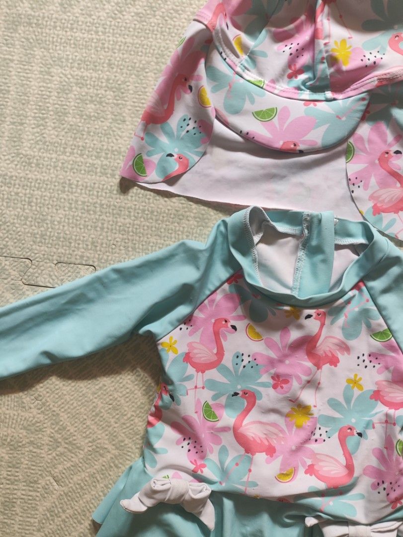 Swimwear for babies/toddlers (Category: Babies & Kids Fashion) located in Taguig. Submitted by cleanupmomma (Listing ID 1471242337, Image 2). Description: Please take time to read ❤️ Sold as Set 1-2 yrs old hat is EUC cute in actual ☺️ wyiwyg.