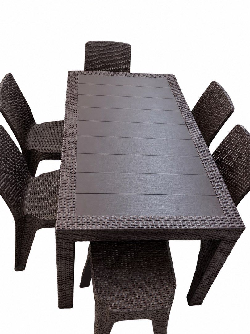 Table and Chairs (6 Seater) (Category: Tables & Sets) located in Quezon City. Submitted by reyna.1106 (Listing ID 1471188616, Image 1). Description: Dining Table and Chairs (6 Seater) Indoor / Outdoor.