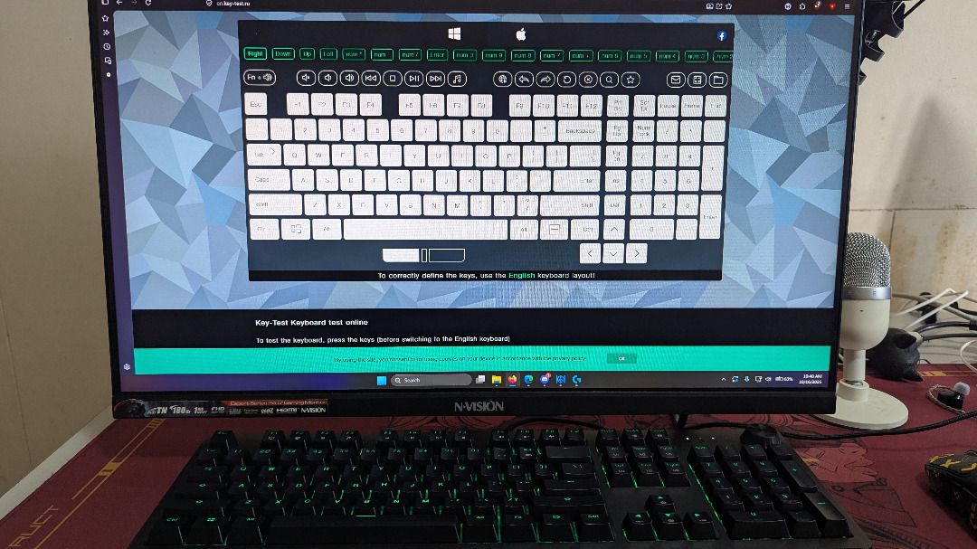 Tecware Spectre Pro RGB Mechanical Gaming Keyboard (Category: Computer Keyboard) located in Dasmarinas. Submitted by secondhandstuffz (Listing ID 1471168466, Image 1). Description: Selling a black Tecware Spectre Pro mechanical gaming keyboard. Robust build quality, fully tested, and comes with the original retail box. Key Specs: • Layout: 104-Key full-size layout with dedicated numpad • Switches: Outemu Brown Modular hot-swappable sockets • Cont