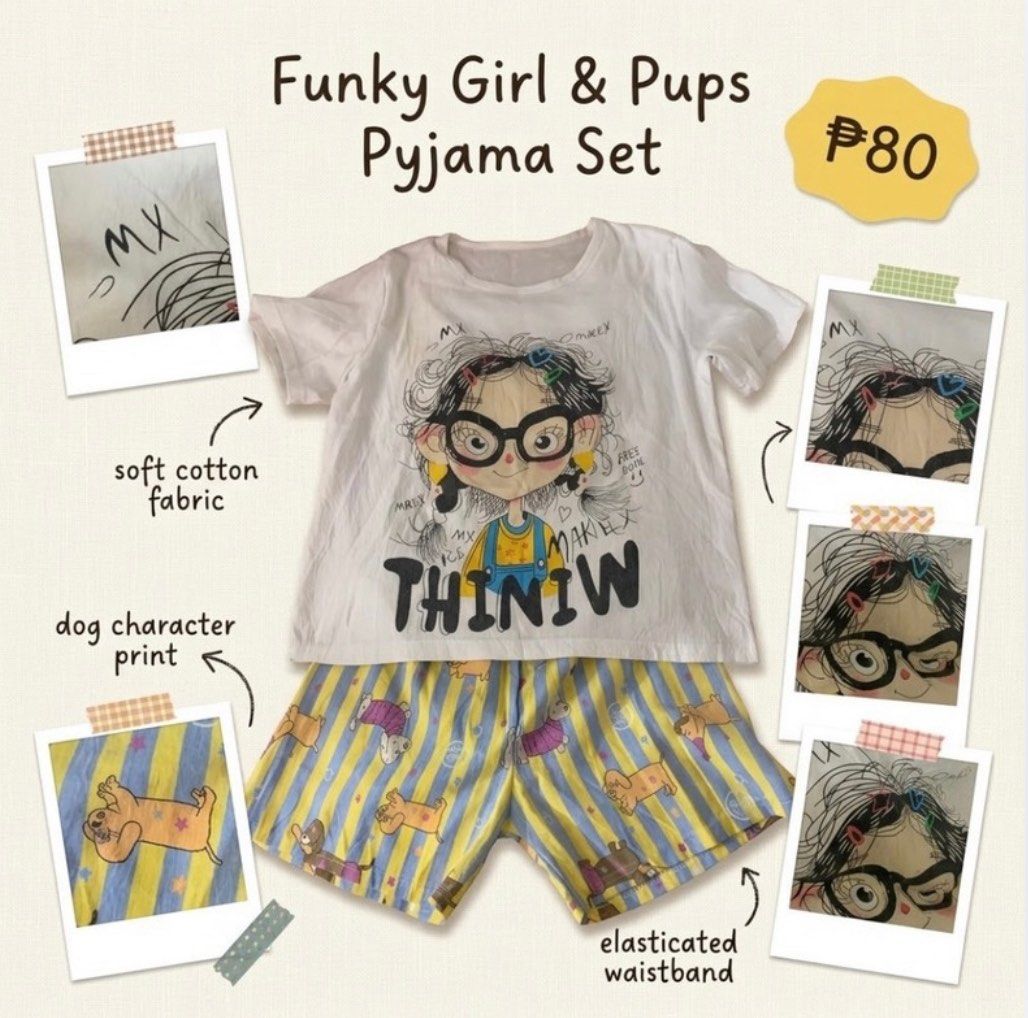 Terno Short n Shirt sleepwear (Category: Others Tops) located in Manila. Submitted by _uniefinds (Listing ID 1471275963, Image 1). Description: ♡ Fits Small to Medium ୨ৎ MOP: GCash / Maya ୨ৎ MOD: J&T / Lalamove ୨ৎ SF: Shouldered by the buyer ୨ৎ DM me if interested or for inquiries! ♡ 📍 Sta. Mesa 🎀.