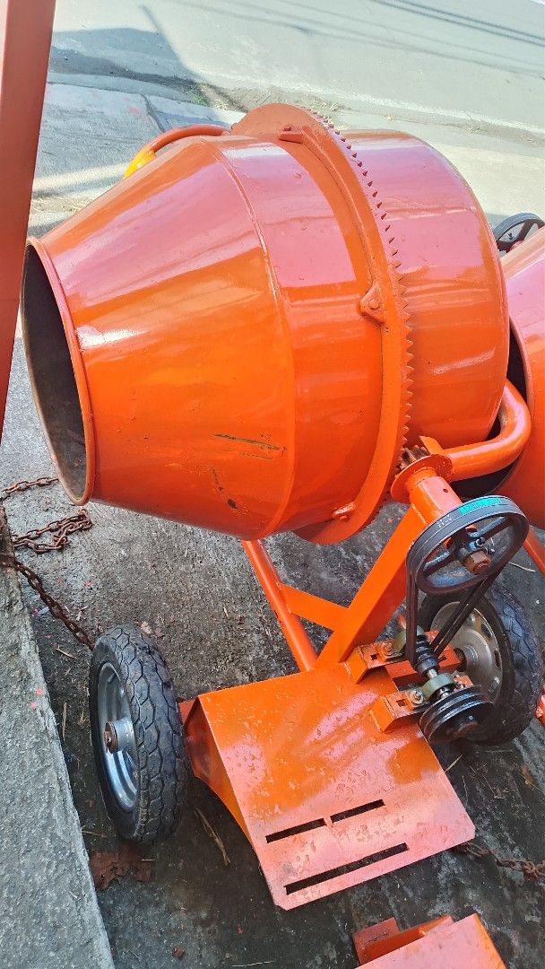 T-FRAME ONE BAGGER CEMENT MIXER (Category: Home Improvement Tools & Accessories) located in Manila. Submitted by ivan2.0 (Listing ID 1471131513, Image 1). Description: Restock‼️ Restock‼️ Restock‼️ 📢One-Bagger Cement Mixer Bundles‼️ 🔴T-frame reduction with 7.5 Gas Engine Plus Freebies‼️ Option A. Welding Machine & Cordless Drill Option B. Portable Concrete Vibrator Option C. Impact Drill & Angle Grinder Also available in our store‼️ 🔴Light Con