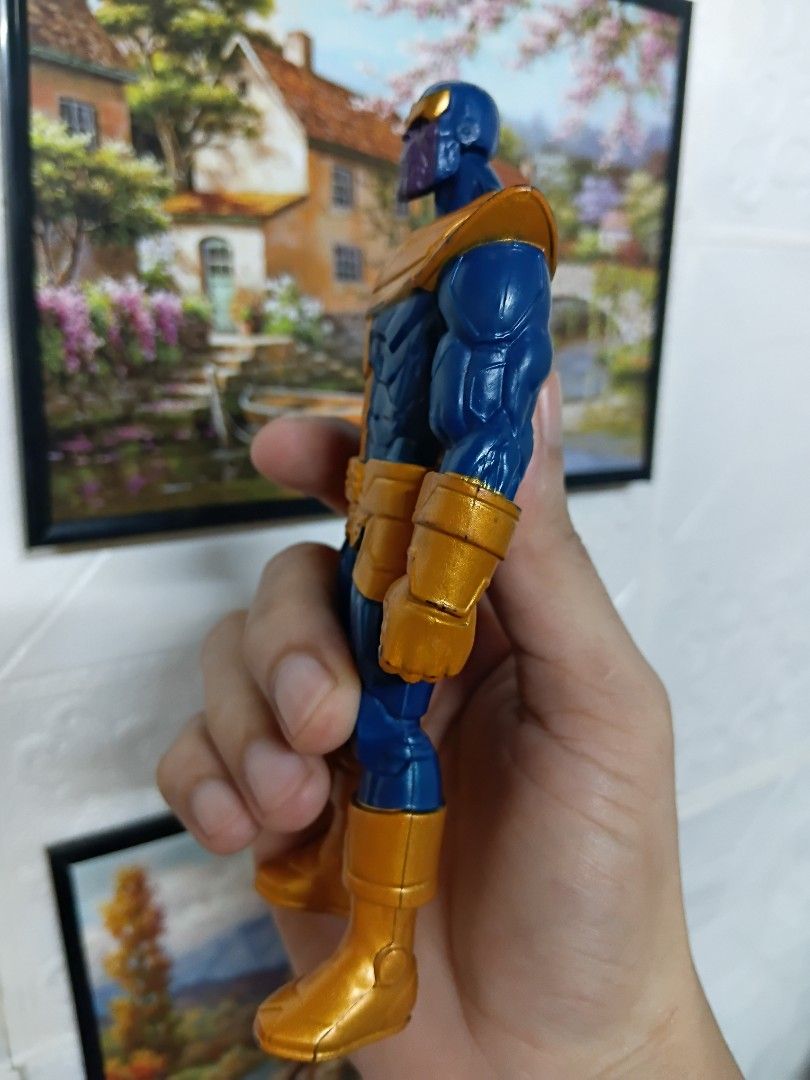 Thanos Basic Action Figure (Category: Figurines & Statues) located in Quezon City. Submitted by coffeeyuki56158 (Listing ID 1471137824, Image 2). Description: authentic hasbro brand toy thanos action figure , may mga fades expect from a 2nd hand na po , pero presentable pa naman po , good for marvel collectors and pwede rin pang regalo sa mga anak nyo qc areas meet ups.