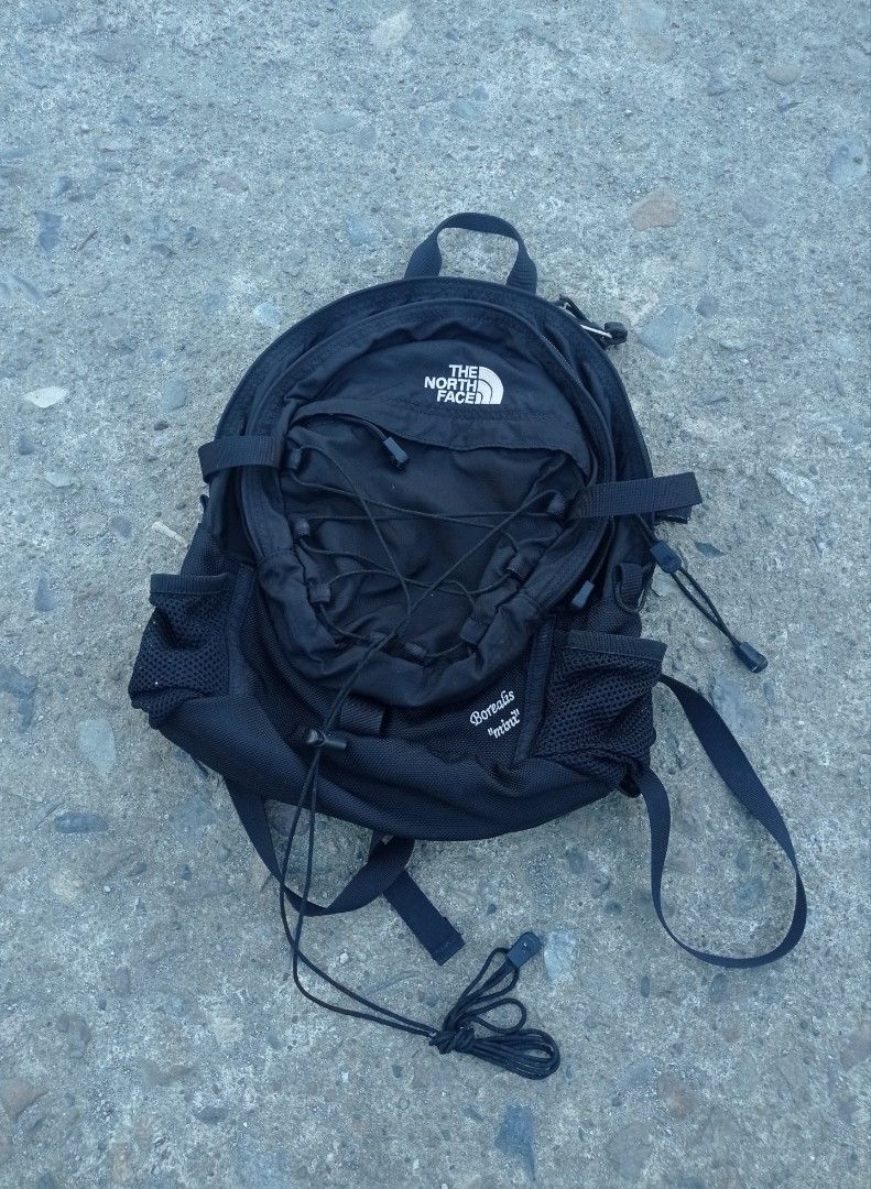 The North Face Borealis Mini backpack (Category: Backpacks) located in Guiguinto. Submitted by selected_3rp (Listing ID 1471292451, Image 2). Description: The North Face Borealis Mini backpack front bungee-compression system and mesh side pockets no issue pm.