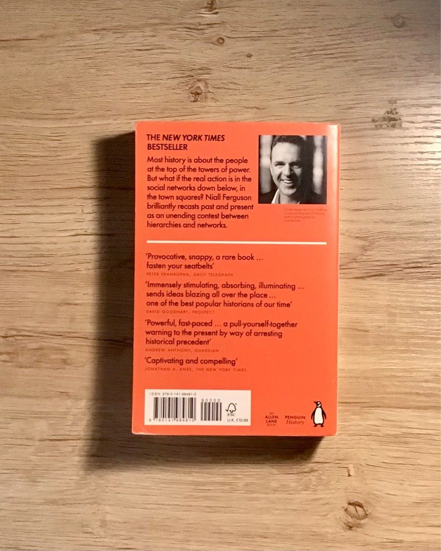 The Square and the Tower by Niall Ferguson (Category: Storybooks) located in Caloocan City. Submitted by animobooks (Listing ID 1471235462, Image 2). Description: Paperback copy of The Square and the Tower by Niall Ferguson. Published by Penguin History. ISBN: 978-0-141-98481-0. A great read exploring networks, hierarchies, and power struggles for history and tech * Normal size Paperback * AUTHENTIC BOOK - This is a preloved book. Please be aware