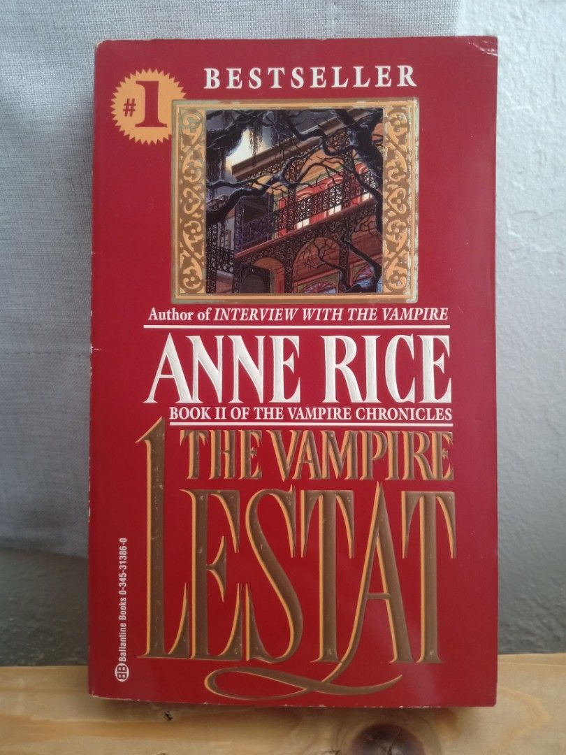 The Vampire Lestat by Anne Rice Paperback Book (Category: Storybooks) located in Bacolor. Submitted by appletun (Listing ID 1471275960, Image 1). Description: used book in readable condition. please expect signs of wear associated with used books (such as tanning, creasing, spine wear, cover wear, etc.). feel free to make an offer, and/or view my profile for other listings :) loc: bacolor, pampanga. mop: gcash only. no sco/cod/cop. handling/mod: 