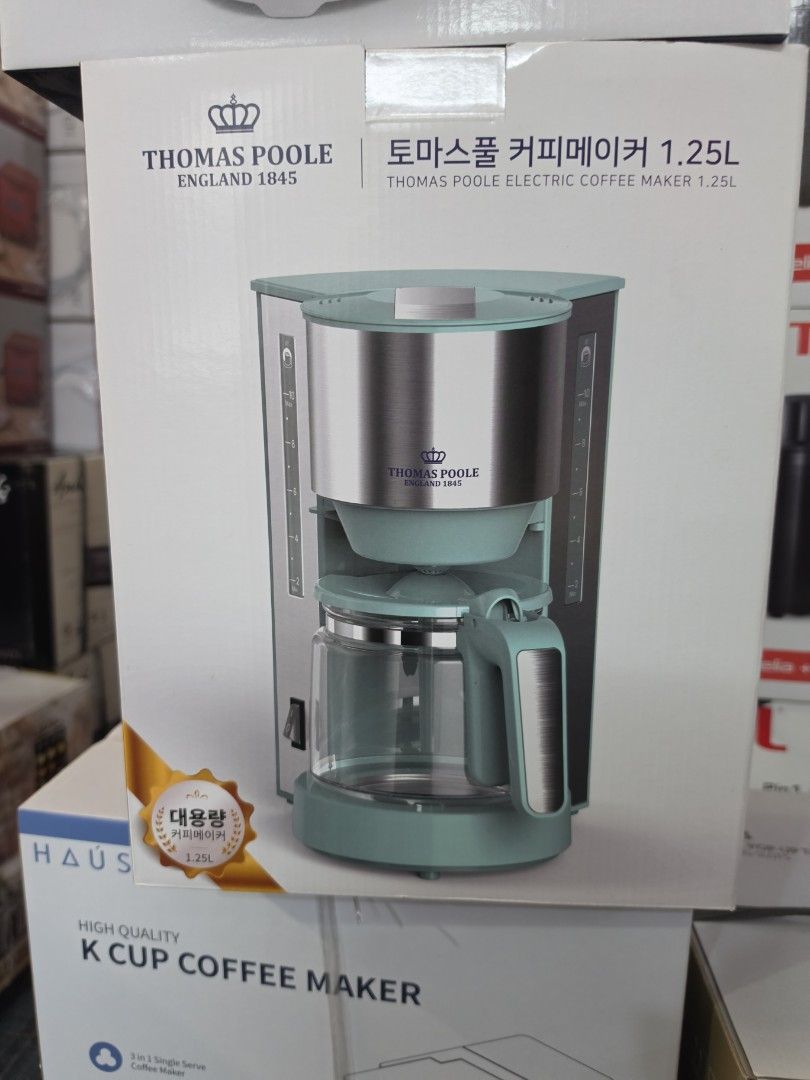 Thomas poole electric toaster and coffee maker (Category: Coffee Machines & Makers) located in Makati City. Submitted by melissa12345 (Listing ID 1471131322, Image 1). Description: Brandnew item sealed item 👉Read me 1st 📍Brand new 💯 📍Items on hand ❌ No COD 🏦 MOP bpi/bdo/GCash/maya 📍No return no exchange 📍Payment 1st before delivery 💰Cashless transaction at this moment..
