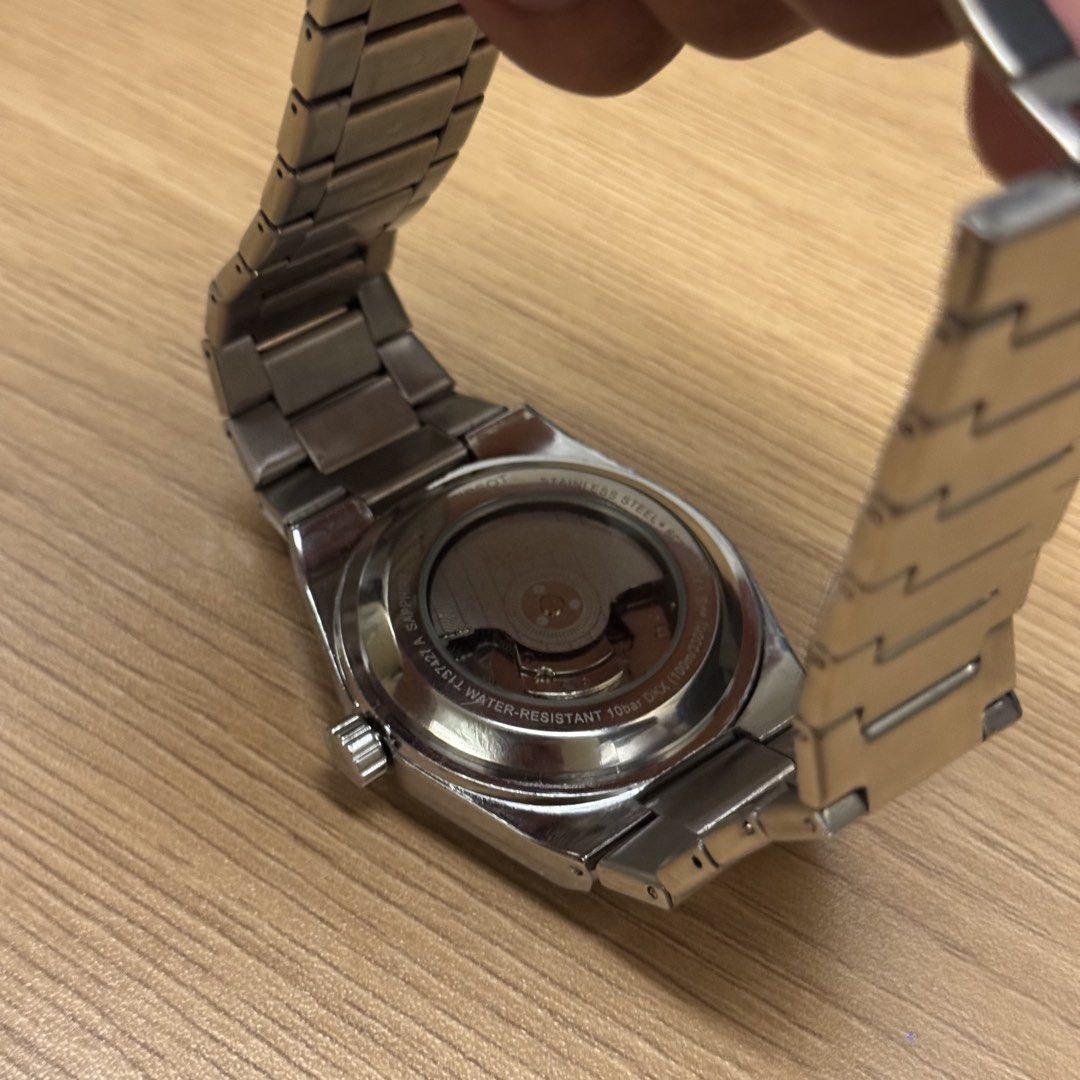 Tissot PRX (Category: Luxury Watches) located in Quezon City. Submitted by drizzyarchives (Listing ID 1471185648, Image 2). Description: Pre loved Tissot PRX Good condition Automatic No box Japan surplus 🇯🇵 ₱7.5k + SF.