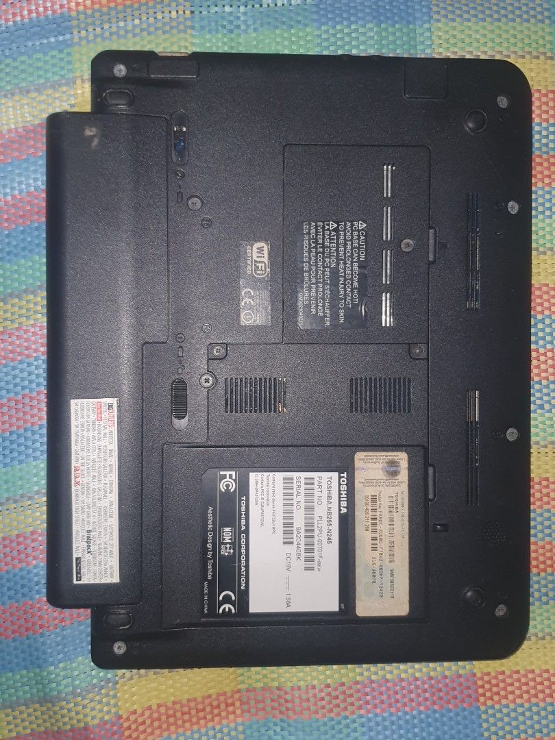 Toshiba NB255 Netbook (Category: Laptops & Notebooks) located in Malabon City. Submitted by darrenpereda (Listing ID 1471190859, Image 2). Description: Toshiba Netbook for sale! Specs: CPU: Intel Atom N455 RAM: 2 GB RAM Storage: 60 GB SSD OS: Windows 8.1 Pro ✅️Windows 8.1 Pro activated ✅️Microsoft Office 2013 activated ✅️Good battery (4hrs @ High Performance) ✅️Wi-Fi working (pwede kumonect sa hotspot) ✅️Webcam good ✅️Freebies: Earphones and Lapt