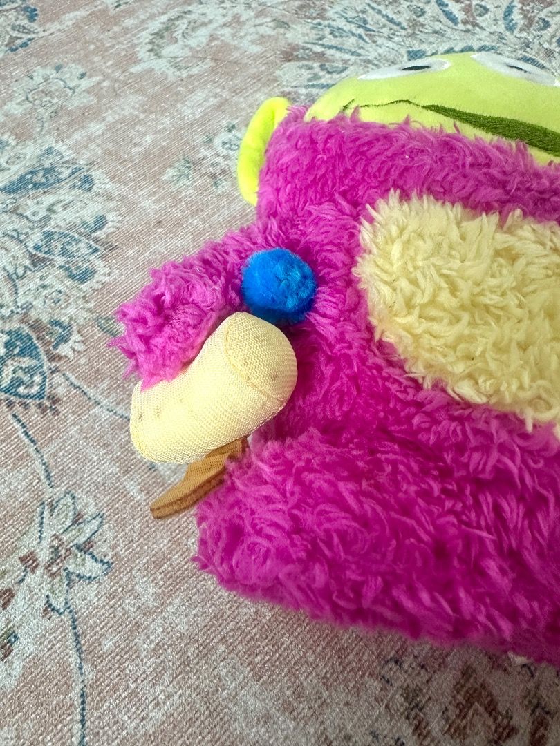 Toy Story Alien Lotso (Category: Plushies & Soft Toys) located in Quezon City. Submitted by sparkleshopph (Listing ID 1471169098, Image 2). Description: Needs wash with papertag.
