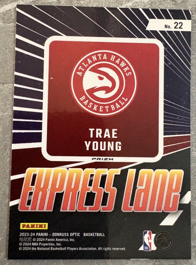 Trae Young 22 PURPLE (Category: Raw Singles) located in Manila. Submitted by steadycards80 (Listing ID 1471174413, Image 2). Description: .