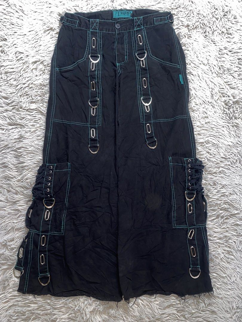 TRIPP NYC 🔥Bondage Cargo Pants (Category: Jeans) located in Sibulan. Submitted by hunt_mafia (Listing ID 1471154447, Image 1). Description: TRIPP NYC 🔥Bondage Cargo Pants Size 28-30 Width 21 Length 38.5 Hem 13.5-15 Free vouch for safe transaction Unli video call with item Price: 6k +sf Loc: Negros Oriental.