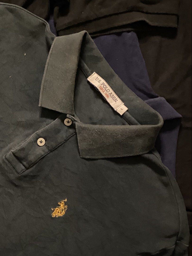 USPA POLO LONGSLEEVE (Category: Tshirts & Polo Shirts ) located in Manila. Submitted by urbanhits (Listing ID 1471185185, Image 2). Description: USPA POLO LONG SLEEVE / 22 width / 26 length / 23 sleeve / 9/10 Condition 9/10 Color rate need wash .