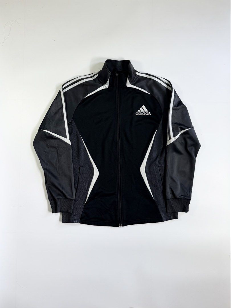vintage adidas track jacket (Category: Activewear) located in Manila. Submitted by styleandfly191238 (Listing ID 1471157130, Image 1). Description: length 28 width 23 issue none conditions excellent color rate 10/10 better in personal fav piece unli vc to check the item to assure your assurance .