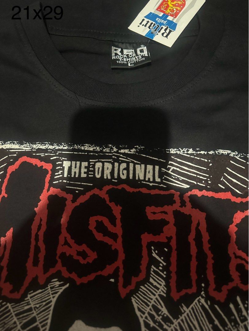 Vintage Boot MISFITS DANZIG Tee (Category: Tshirts & Polo Shirts ) located in Manila. Submitted by got_loots (Listing ID 1471213331, Image 2). Description: WTS❗️❗️❗️ Rare Vintage Boot MISFITS DANZIG Tee Near Deadstock Large on Reo Tag Dimes:21x29 ₱2,200 Only .
