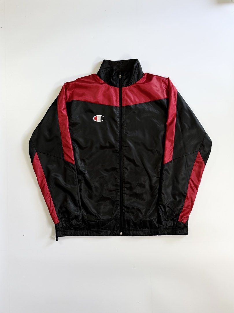 vintage champion windbreaker jacket (Category: Activewear) located in Manila. Submitted by styleandfly191238 (Listing ID 1471154429, Image 1). Description: length 28 width 23 issue none conditions excellent color rate 10/10 better in personal fav piece unli vc to check the item to assure your assurance .