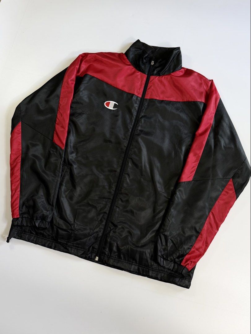vintage champion windbreaker jacket (Category: Activewear) located in Manila. Submitted by styleandfly191238 (Listing ID 1471154429, Image 3). Description: length 28 width 23 issue none conditions excellent color rate 10/10 better in personal fav piece unli vc to check the item to assure your assurance .