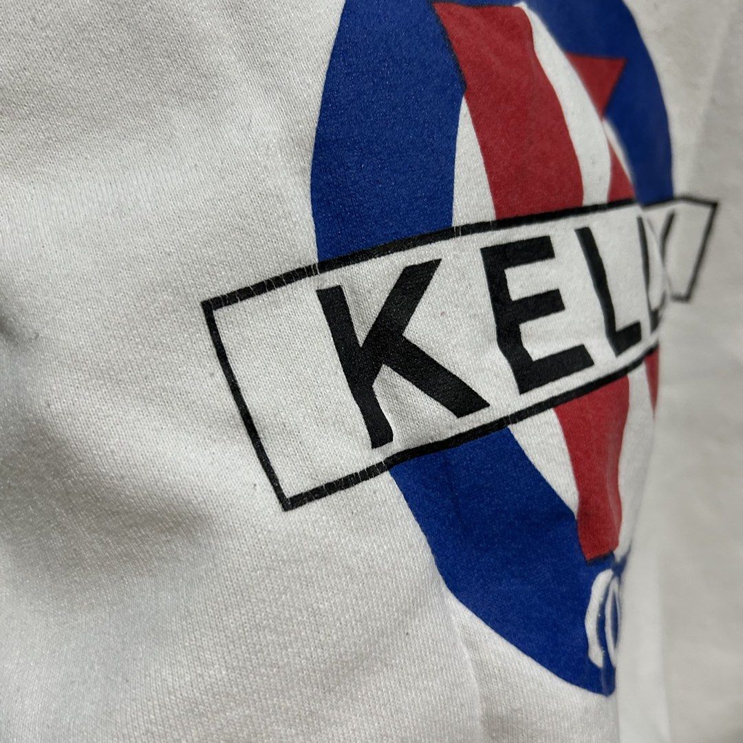 Vintage Jerzees Kelley Comets Crewneck Sweatshirt (Category: Coats, Jackets and Outerwear) located in Dagupan City. Submitted by macavex (Listing ID 1471248093, Image 3). Description: L on tag 21” x 27 Stain*.