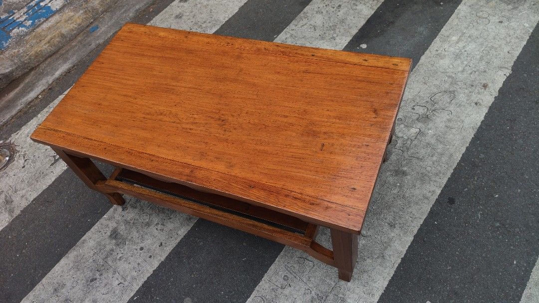 Vintage narra center table (Category: Other Home Furniture) located in Makati City. Submitted by woodyard (Listing ID 1471264826, Image 2). Description: For sale Vintage narra center table 36 inches length 19 inches width 16 inches height located in bangkal makati the price is 5,000.