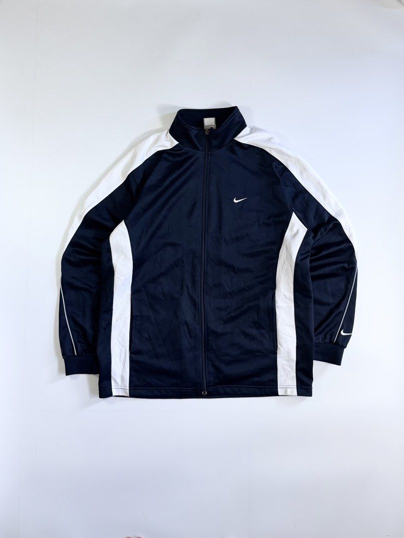 vintage nike track jacket (Category: Activewear) located in Manila. Submitted by styleandfly191238 (Listing ID 1471156634, Image 1). Description: length 28 width 24 issue none conditions excellent color rate 10/10 better in personal fav piece unli vc to check the item to assure your assurance .