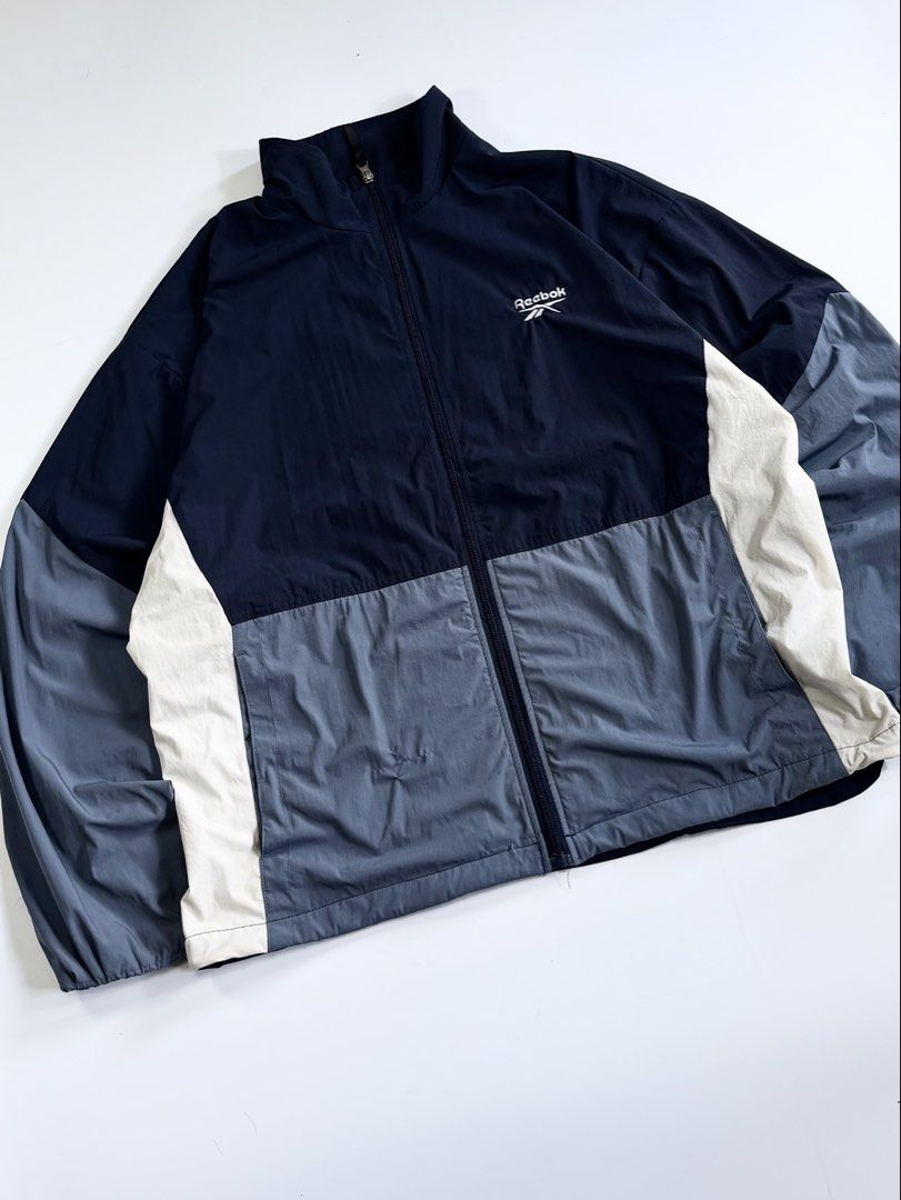 vintage reebok windbreaker jacket (Category: Activewear) located in Manila. Submitted by styleandfly191238 (Listing ID 1471157464, Image 3). Description: length 28 width 25 issue none conditions excellent color rate 10/10 better in personal fav piece unli vc to check the item to assure your assurance .