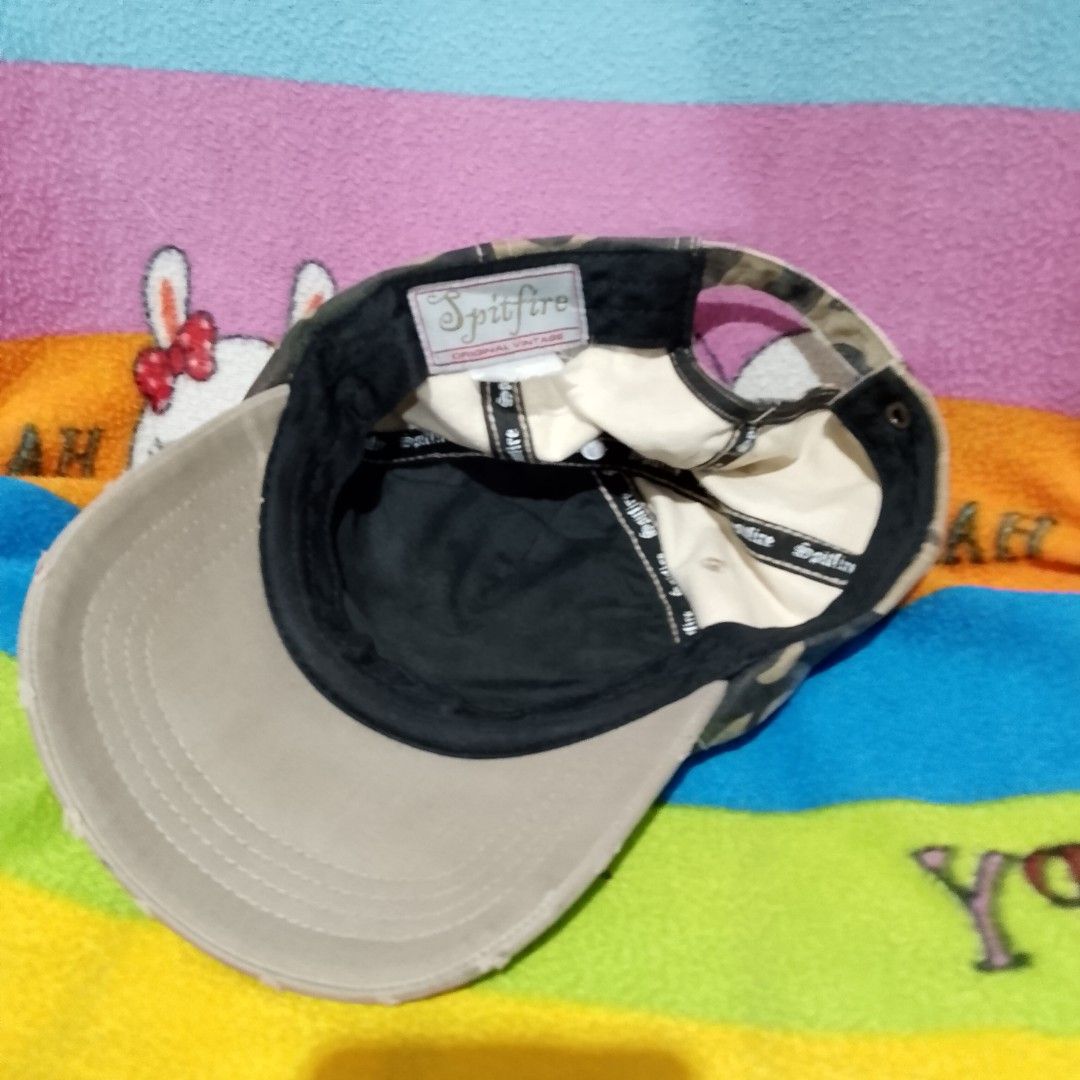 Vtg Spitfire Camouflage Cap (Category: Caps & Hats) located in Davao. Submitted by outdatedfinds (Listing ID 1471275539, Image 3). Description: For Sale Vintage Spitfire Camouflage Strap back Cap Very Good Condition 500 Plus SF Davao City Location hmu .