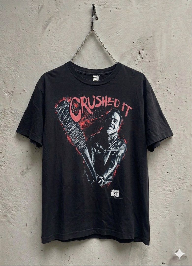 Walking Dead The Crushed It (Category: Tshirts & Polo Shirts ) located in Manila. Submitted by got_loots (Listing ID 1471148924, Image 1). Description: WTS❗️❗️❗️ Walking Dead The Crushed It In Good Condition Medium on Delta Tag Dimes:19.5x28 ₱600 Only .