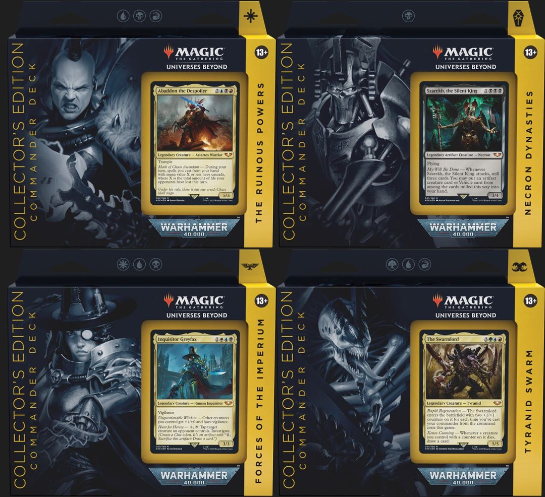 Warhammer 40,000 Commander Commander Collector's Decks | Magic: The ...